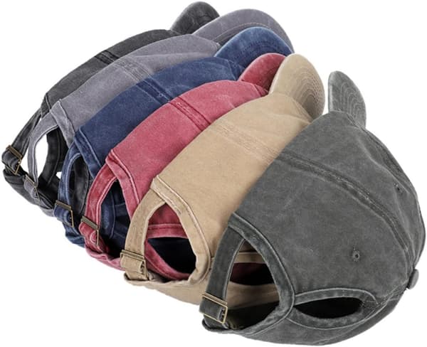 Solid Mote Baseball Cap Sommer Solhatt for Kvinner og Menn Bomullsmateriale