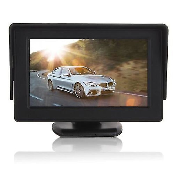 Trådlös 4,3\" TFT LCD-bildskärm för backkamera i bil