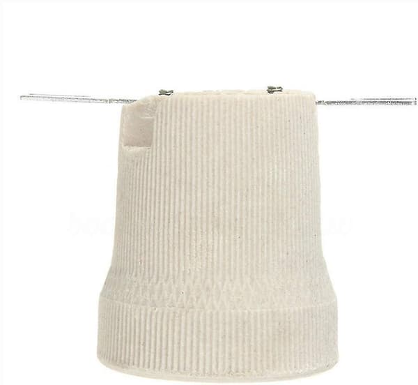 Keramisk Sokkel, E27 Pæreholder, E27 Pærekonverteradapter