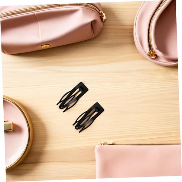 20 stk. sorte metalhårklemmer Mini metalclips til hår til pandehår Små til sidepandehår Frontstyling