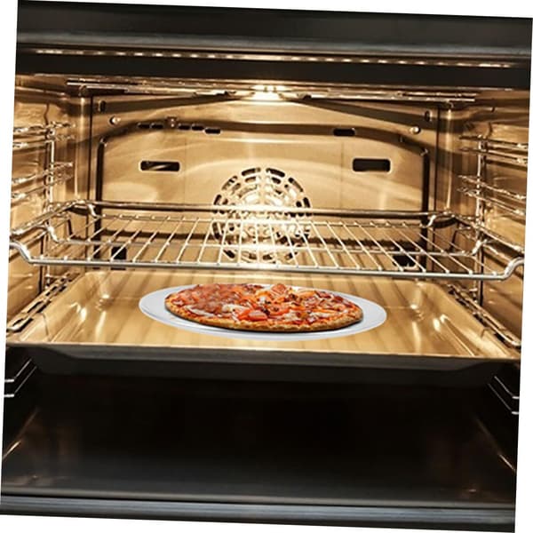 10-tommers perforert pizzabakeform i aluminium, rund slitesterk pizzabrett