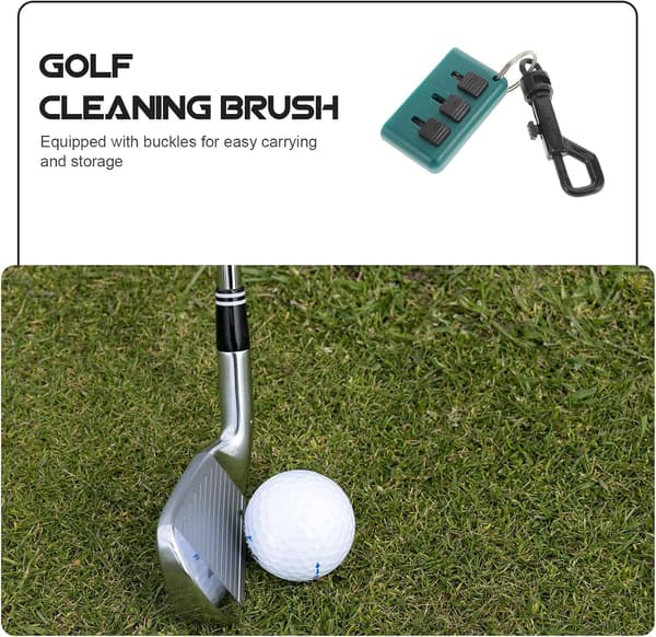 Golfmailaharja ja uranpuhdistin Kumigolfmailan puhdistusharja