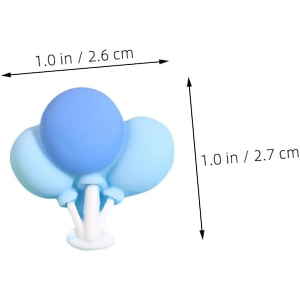 10 stk. Resin Sky Ballon Tegneserie Sko