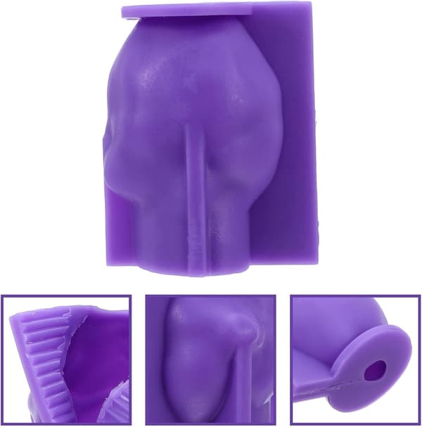 Hjerteformet silikonform Valentinsdag DIY håndverk stearinlysform for feriedekorasjon