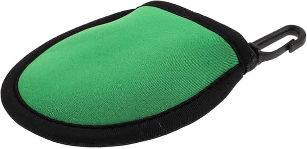 Neopren golfbollhållare med fleecefoder och krok Bärbar förvaringsväska för golfbollar utomhus
