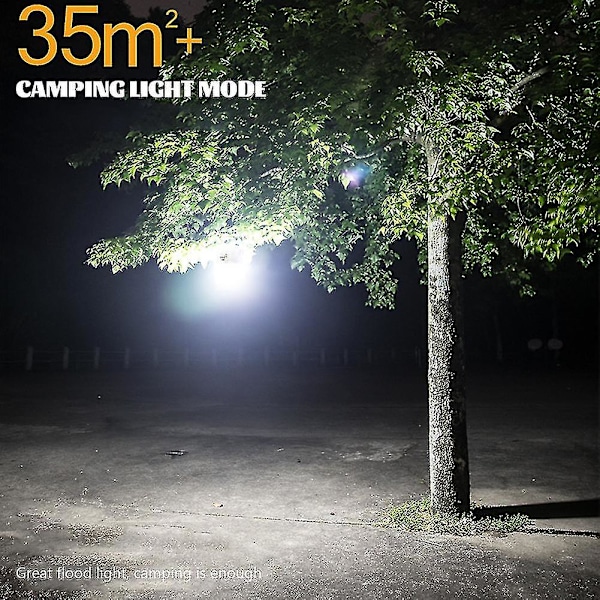 LED Multifunksjonell Solcelledrevet Campinglys Hjem Nødlys Green