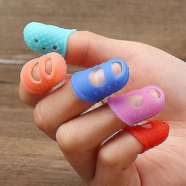 5 stk Multifunksjonelle Silikon Fingerbeskyttere DIY