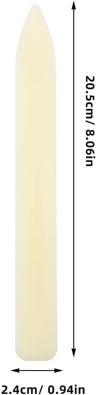 5 stk. plastikk benmappe papirbretteverktøy for scrapbooking, bokbinding