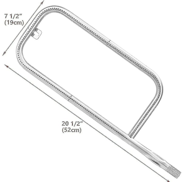 41862 Grillbrennerrørutskifting for Weber Q200 Q220 Q2000 Q2200 Gassgrill