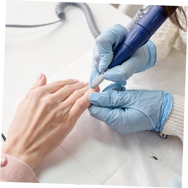 Silikone slibehoved neglepoleringsborebit til manicure elektrisk polerer blød silikone neglebit
