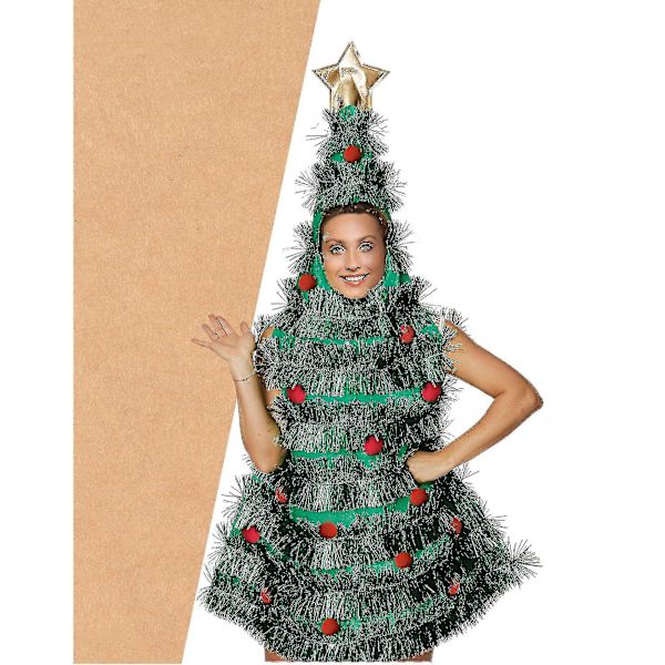Jultomte Kostym för Vuxna Scenframträdande Cosplay Festival Party Julgran Kostym Rollspel Jul Outfitzh52zh52