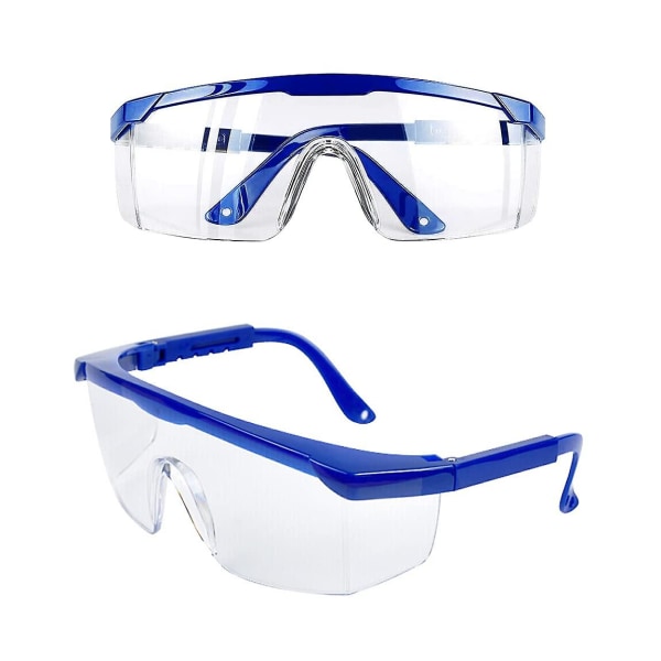 Vernebriller,2 stk Antiduggbriller Blå Innfatninger Uv beskyttelsesbriller