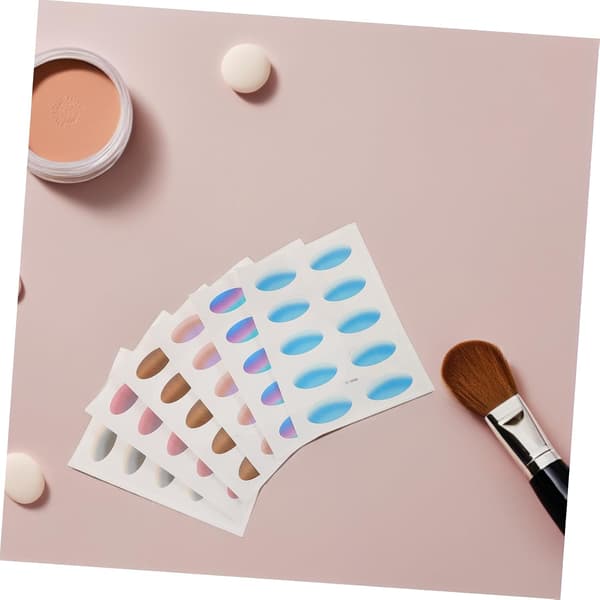 6 ark ögonskuggsdekaler för kvinnor Gradient tillfällig ögonmakeup Lätt andningsbar design
