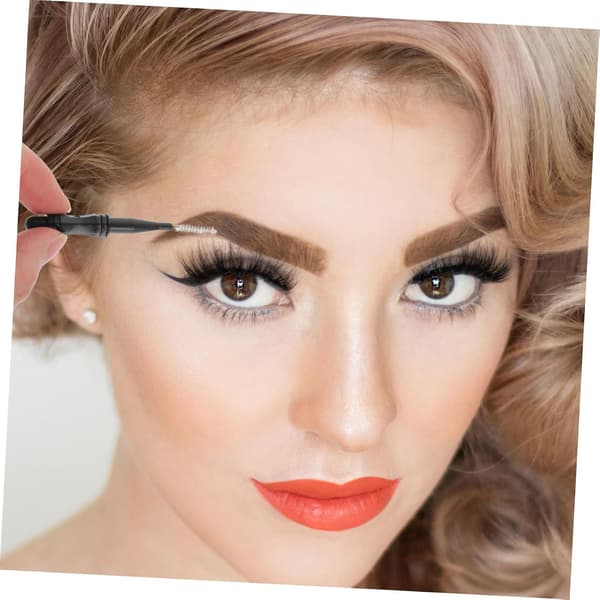50 stk. Mini Bryn Børste med Hætte Sort Vippebørste til Eyelash Extensions Kvinder Øjenvippe og Mascara Wand Makeup Værktøj