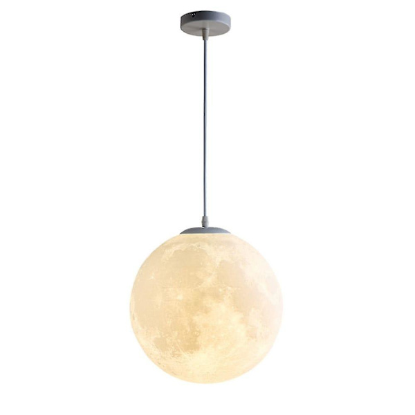 30 cm 3D-tulostus riippuvalaisin LED-pallokuu taiteellinen koti