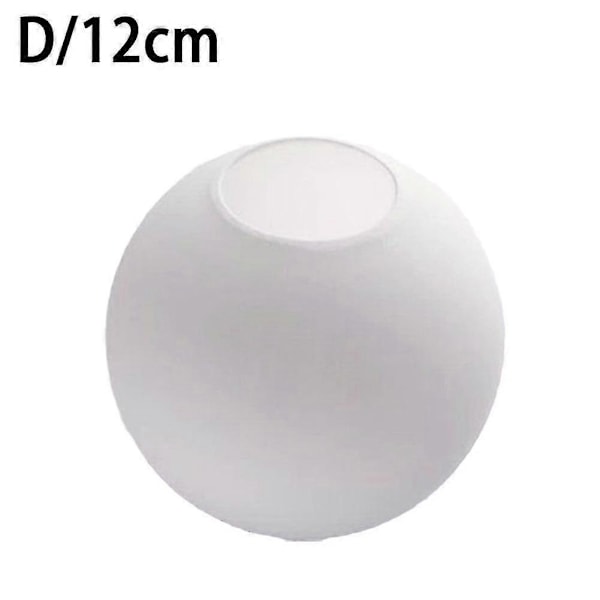 Mat Hvid Globe Glas Lampeklokke Udskiftning Rundt Lysdækning Reparation 12cm