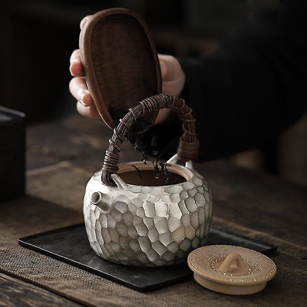 Kullattu hopea teekannu käsin suodatettu teenkeitin keraaminen Kung Fu