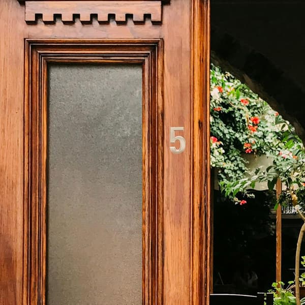 10 st ABS Husnummer utomhus Moderna Stora Nummer Elegant Guldfinish Enkel Installation Förbättrad Synlighet