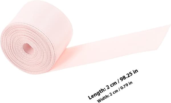 Rosa Ballett Sko Bånd 20mm Bred 2.5m Rull Sateng Stropp for Tåspissko Danse Tilbehør