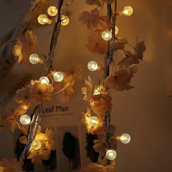 Globe-lysstreng 10m 100 LED Mini Ball Feelysslyng Utendørs