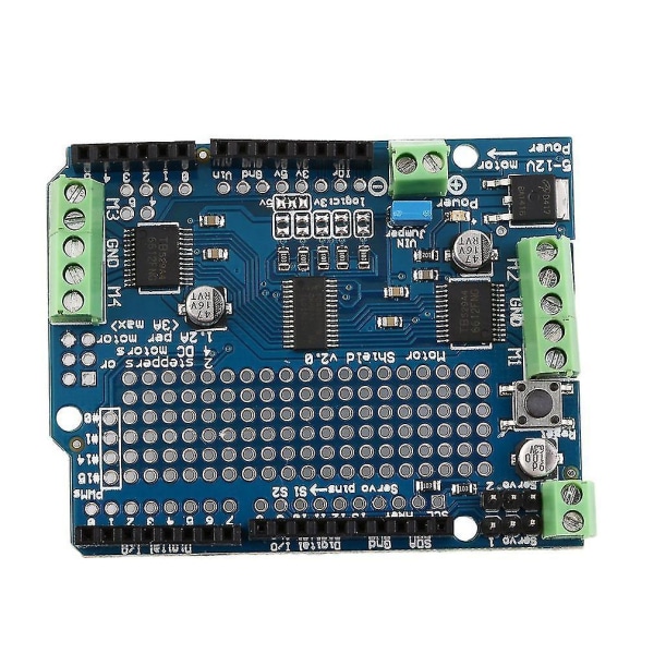 Sininen Moottoriaskelmoottorin Servo Robotti Shield Arduino V2 Pwm