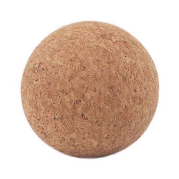 65 mm Lättvikts Yogakork Massageboll för Djupvävnadsmassage, Myofascial Release, T