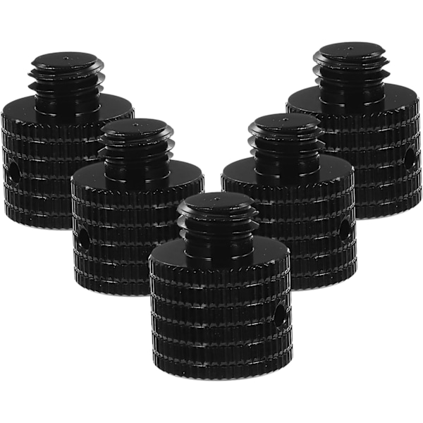 3/8 till 3/8 Kameraskruv Adapter Set Aluminiumlegering Ersättningsskruvar