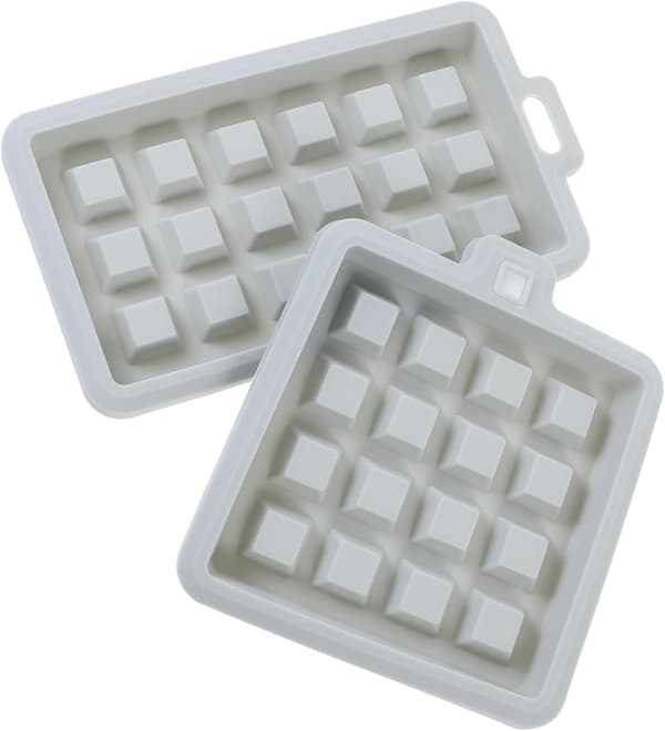 2 stk silikon vaffelform for kakebaking, gjenbrukbar og praktisk silikonform