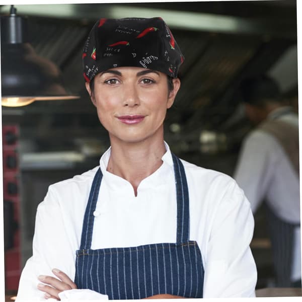 Kök kockmössa för servitör kreativ arbetsmössa bekväm matlagning för restaurangpersonal