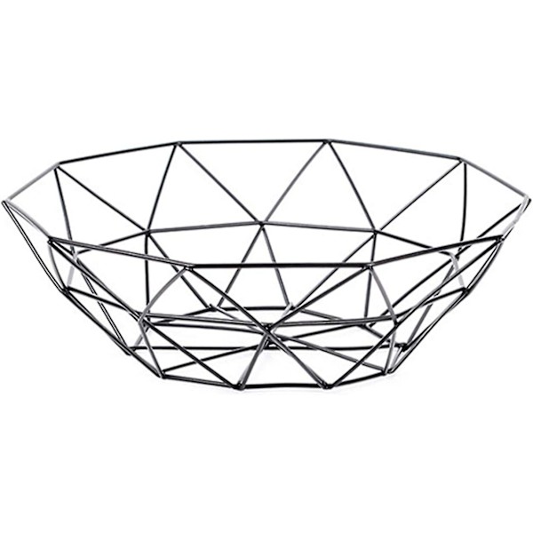Kreativ Geometrisk Tråd Frugt Skål, Bordplade Display Opbevaringskurve