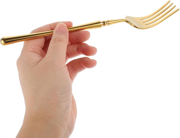 2 stk. bestikksett i rustfritt stål, matbestikksett, ergonomisk