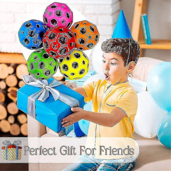 Astro Jump Balls, Rymdtema Gummiböllar För Barn 6pcs