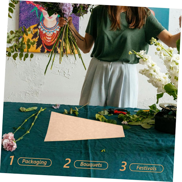 St Blomsterarrangemang Påsar Gör-det-själv Blomsterförpackning Elegant Lätt att Använda för Firanden