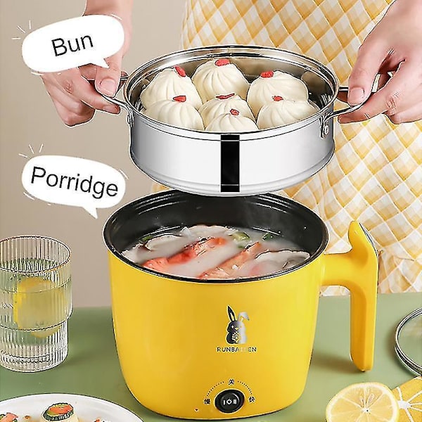Elektrisk Riskogegryde Hot Pot Non Stick Pan Multifunktion