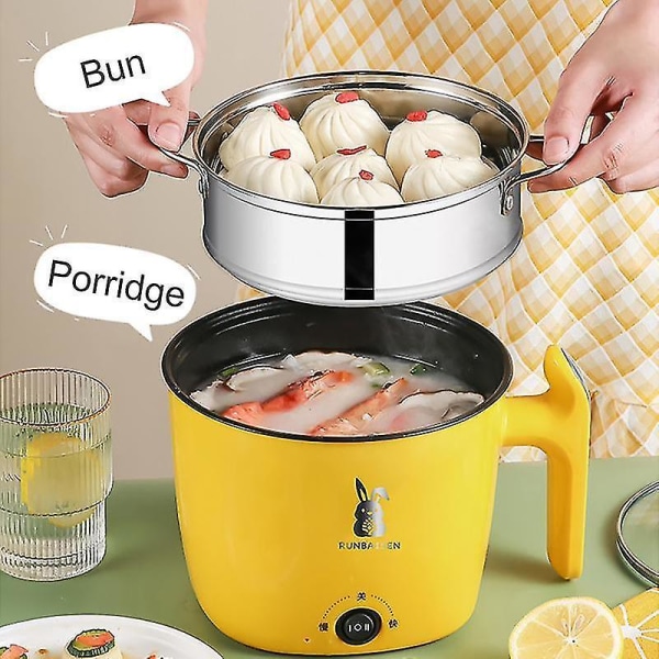 Elektrisk Riskokegryte Hot Pot Non Stick Pan Multifunksjonell