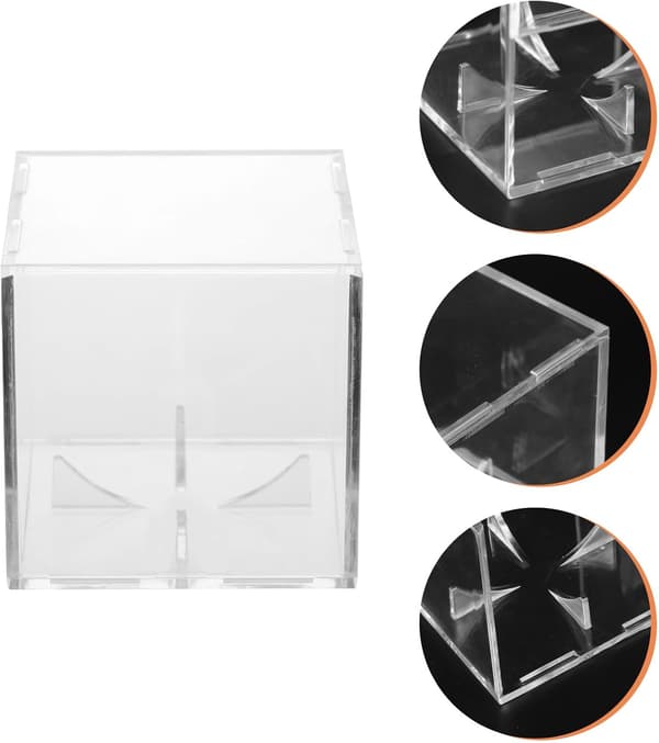 Baseball Display Box Desktop Baseball Case Opbevaringskube til memorabilia-samleobjekter Display i sportssamlinger