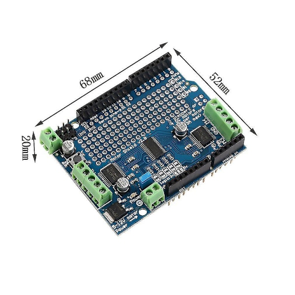 Blå Motor Stepper Servo Robot Shield Arduino V2 Pwm