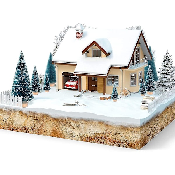 Miniatyr Julgran Dekoration för Skrivbord 28 st