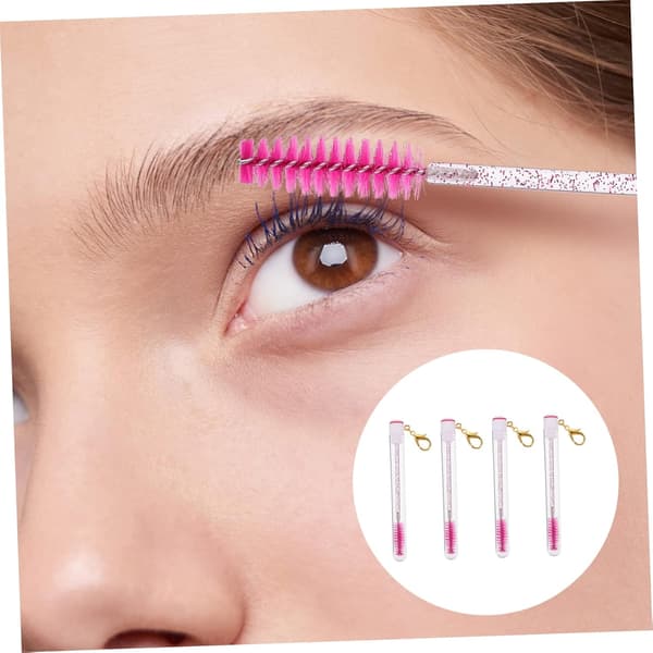 8 stk. øjenvippebørste Mascara Makeup øjenvippenøglering til vippe- og øjenbrynsbørste