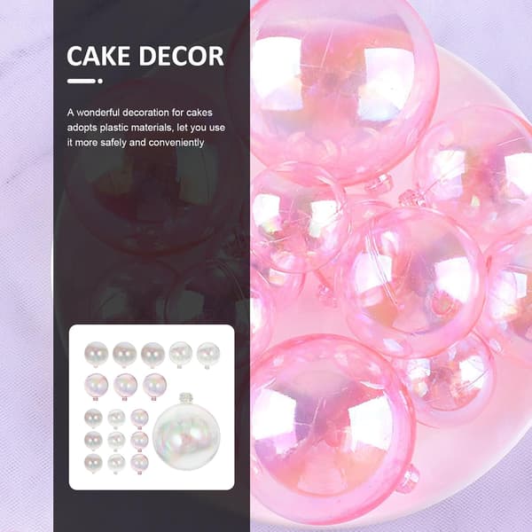 18 stk. multifunksjonelle kakekuler DIY fest cupcake-topper bake-dekorasjonssett