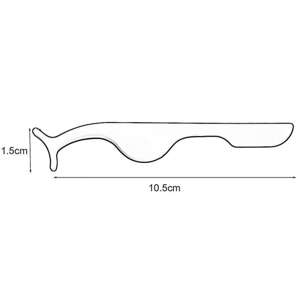 Ruostumattomasta Teräksestä Valmistettu Ripsien Kiertokoukku - Soveltuu Ripsien Kiinnittämiseen ja Poistamiseen
