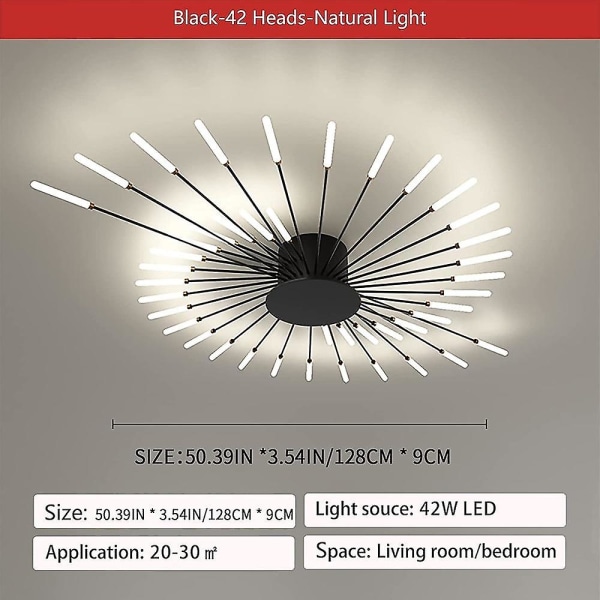Moderne Loftlampe Nem Installation Flush Mount Akryl