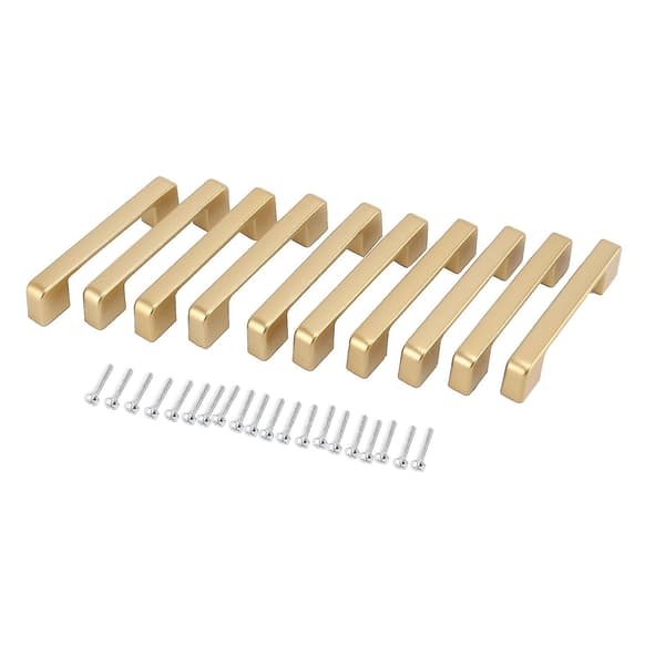 10-pack Kabinettgrepp Guld Låda Grepp, Aluminium Legering Grepp För Köksskåp Maskinvara Kök