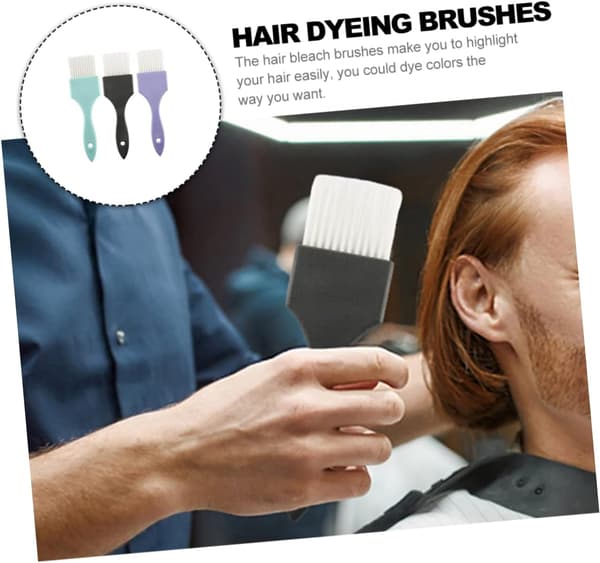 3 stk. Hårfarvekam Professionelle hårfarvningsværktøjer Highlight Kam Stylingbørste