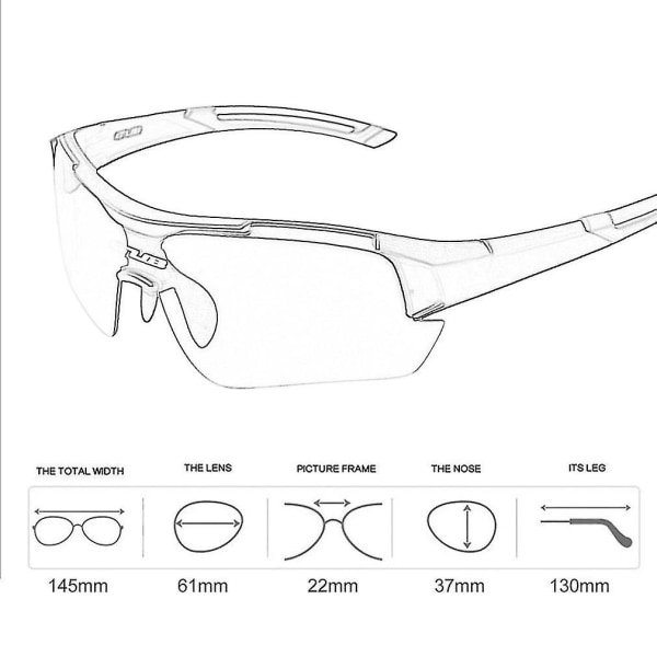 Allværs UV-sikre ridebriller - intelligente briller