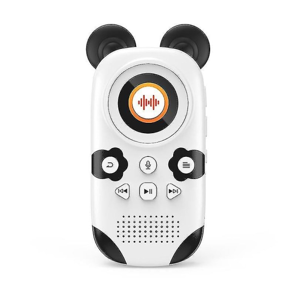 Sød Panda Style Mp3-afspiller med højttalere til børn 32gb Bluetooth 5.0 Mp3-afspiller Maksimal understøttelse 128gb Tf-kort Bærbar Lossless Hifi Sports Playe