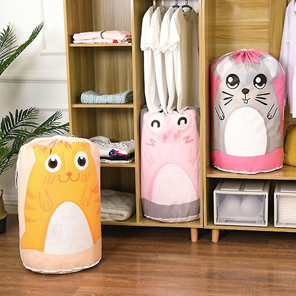 Vedenpitävä Vetoketjullinen Säilytyspussi Suuri Pölynkestävä Kosteudenkestävä Peittopussi Yellow Tiger
