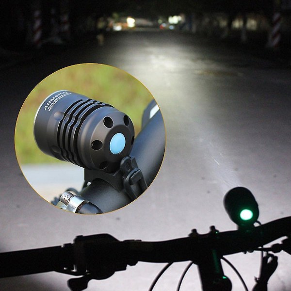 Mountainbike LED cykelhuvudlampa aluminiumlegering