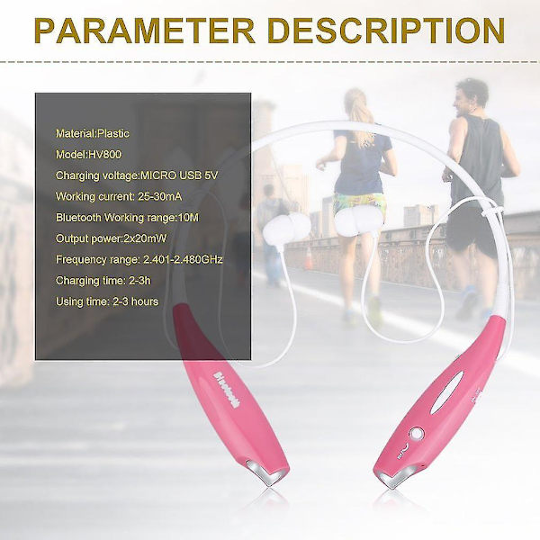 Bluetooth Trådlöst Handsfree Sport Stereo Headset iPhone
