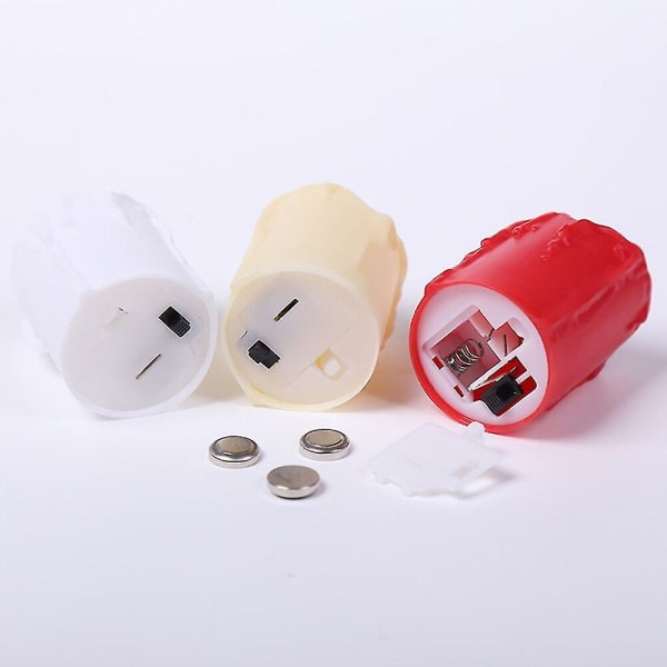 Stearinlys LED Tealight Romantic Votive Flameless Battery